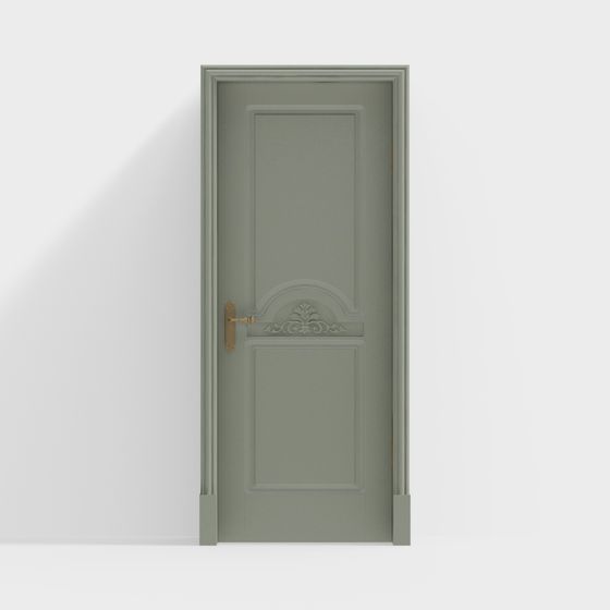 Vintage Door 3D model for Creative Spaces