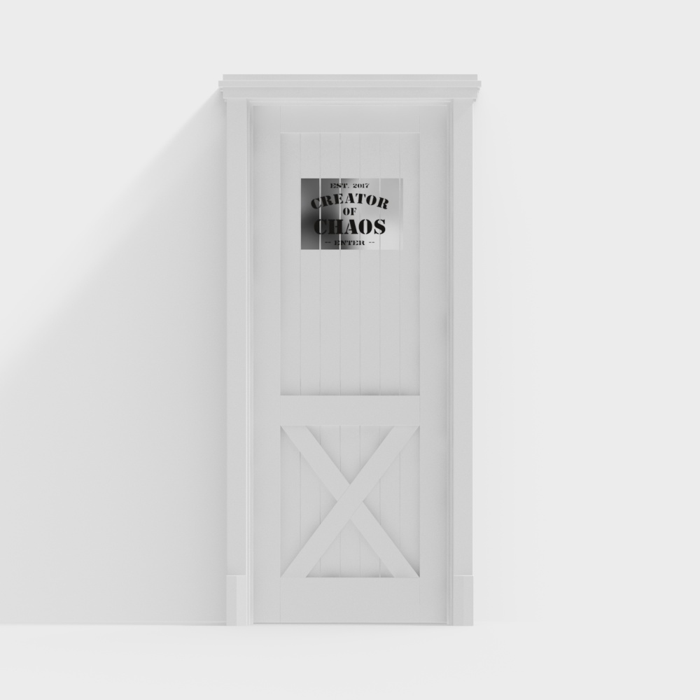 Amerikanische Einfach Tür