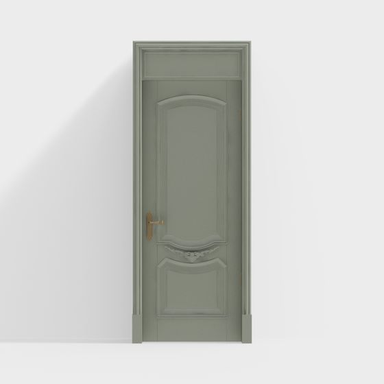 Simple European single door