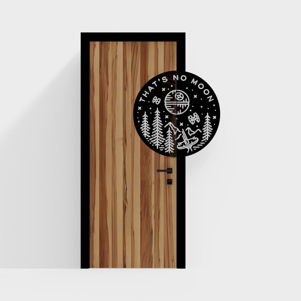 Moonlit Forest Door 3D model