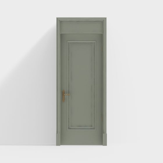 Classic Minimalist Door 3D model