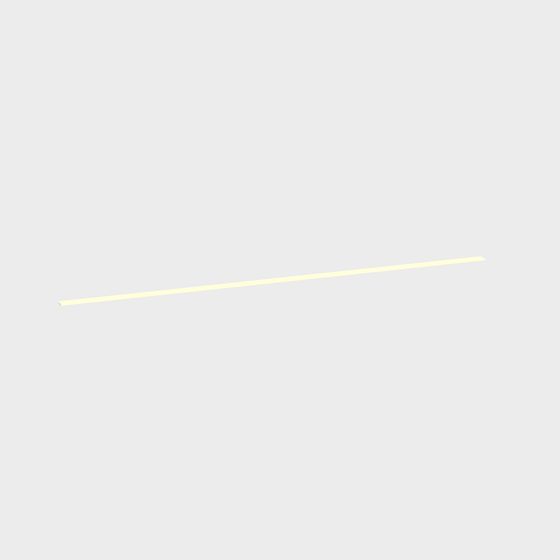 Elegant Low-Poly Line 3D Model Design