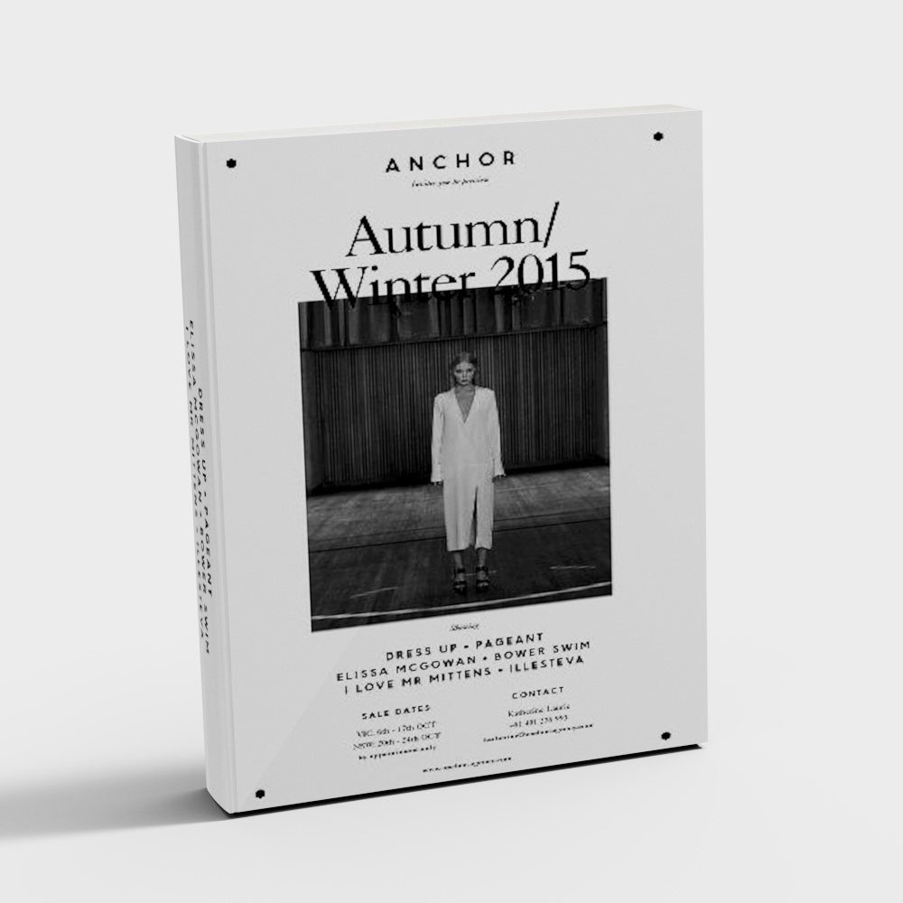 Autumn/Winter 2015 Fashion Catalogue 3D model