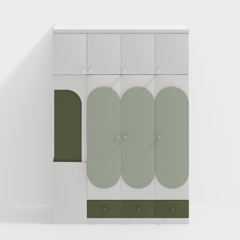 L03 Parallel Treehouse Bed Custom Space Case Wardrobe