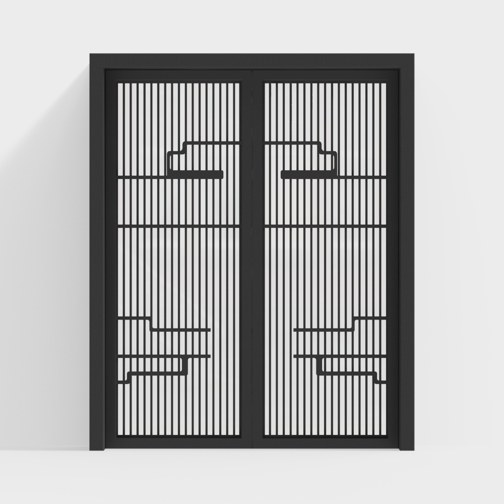 New Chinese-Style Sliding Door