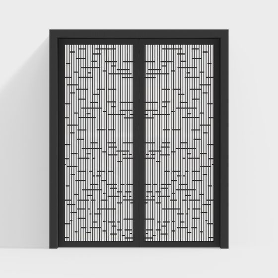 Lattice Door 3D model