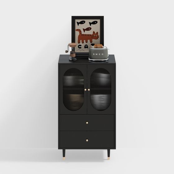 Mid-Century Modern Cabinet 3D model