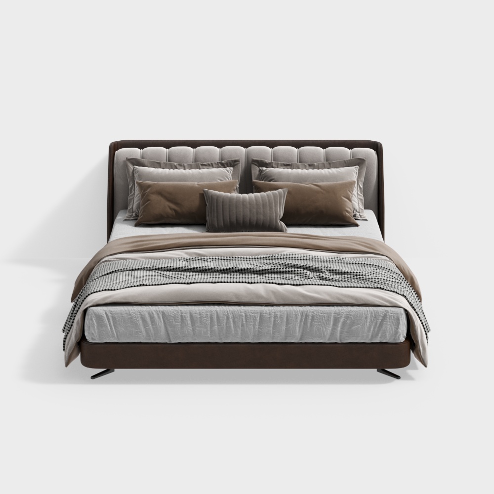 Light Luxury Bedroom Bed