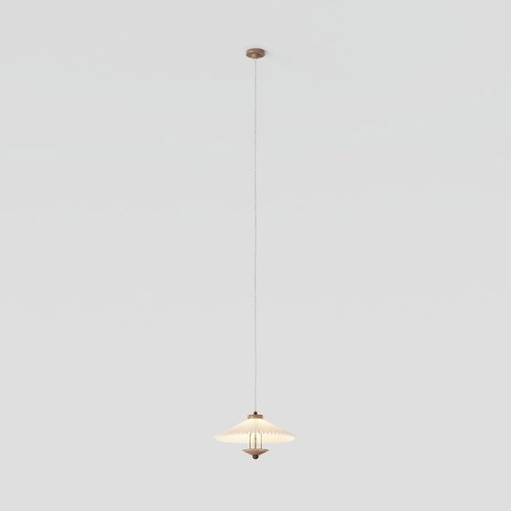 Elegant Minimalist Chandelier 3D model
