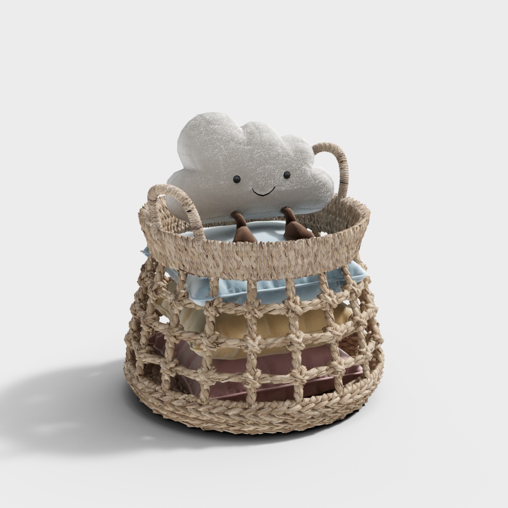 Modern Children's Room Toy Storage Basket