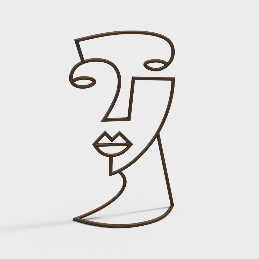 Abstract Art Ornament