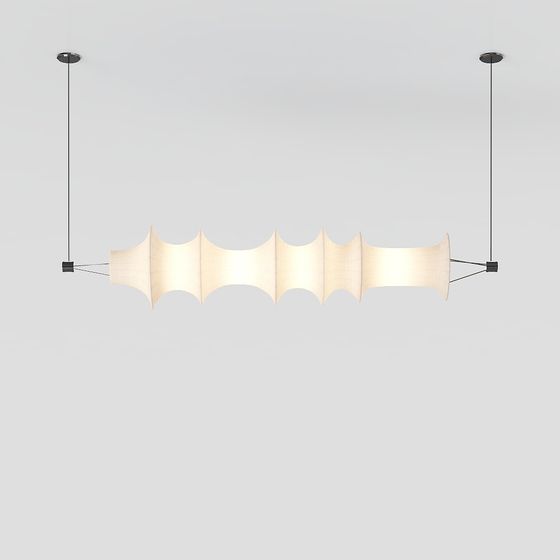 Unique Low-Poly Hanging Lamp 3D model