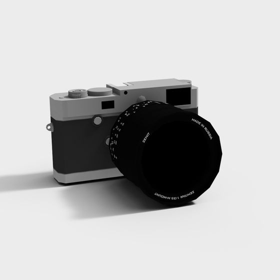 Vintage Camera 3D model for Creative Projects