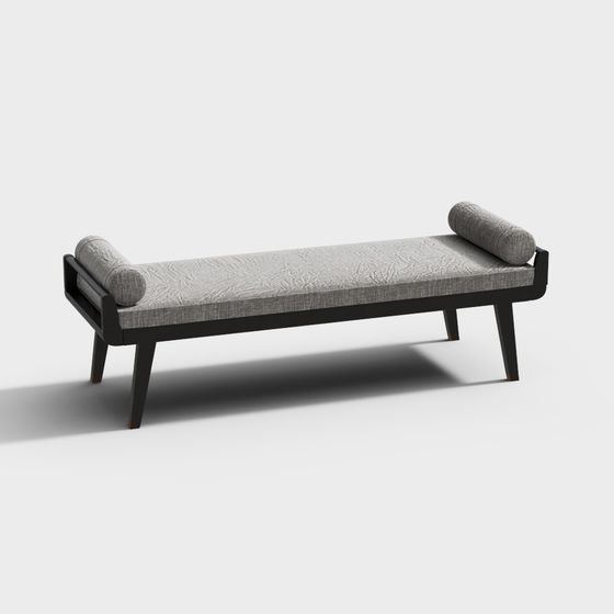 Urban Leisure Bench 3D model