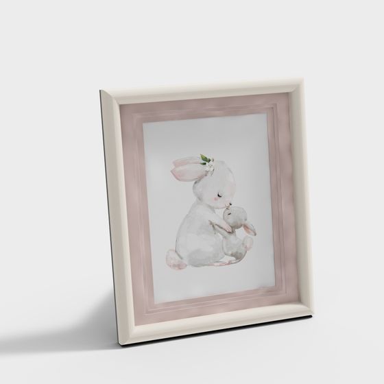 Rabbit Warm Moments 3D Model