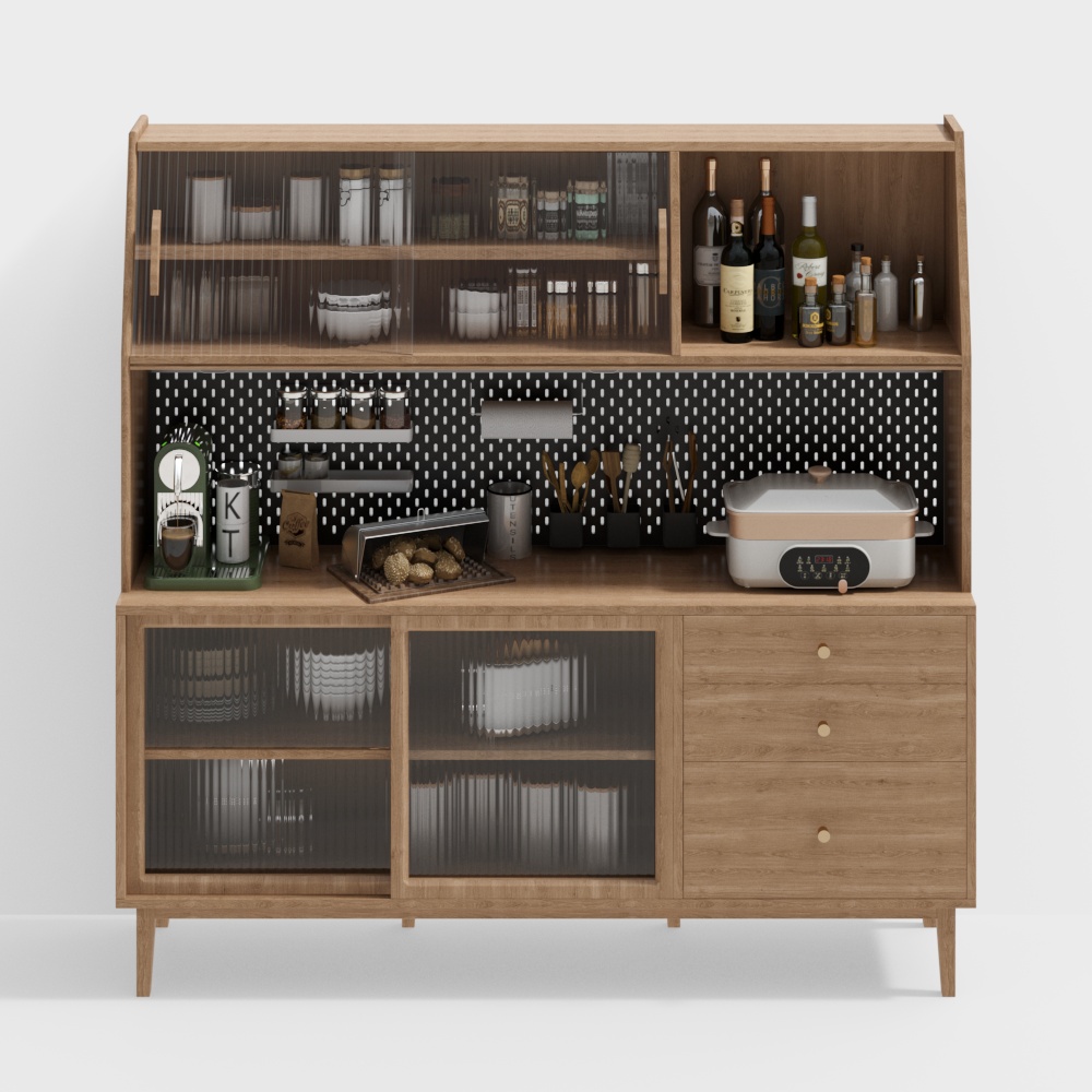 Solid Wood Sideboard