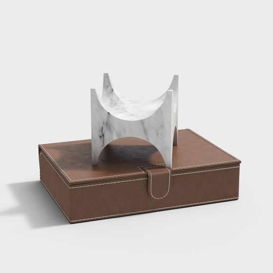 Elegant Marble Art Sculpture 3D model