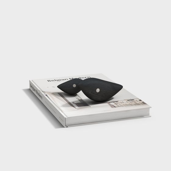 Belgian Modern Bookends 3D model