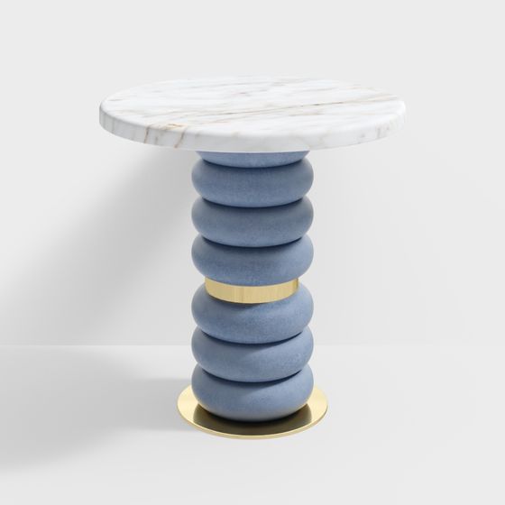 Elegant Round Table 3D model