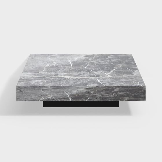 Suspended Marble Coffee Table 3D model