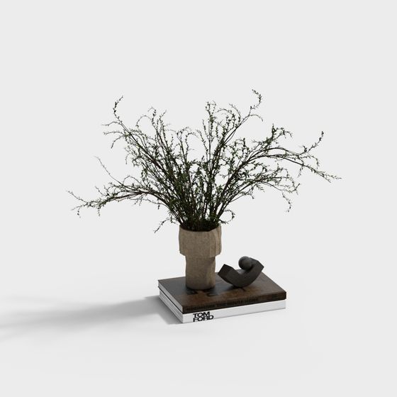 Natural Elegance Low Poly 3D Model