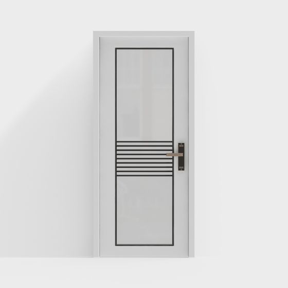 Minimalist Door 3D model