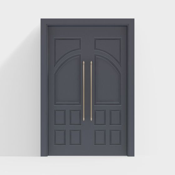 Art Deco Door 3D model
