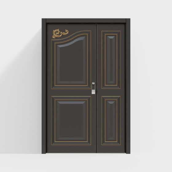 Elegant Door 3D model for Interior Designs