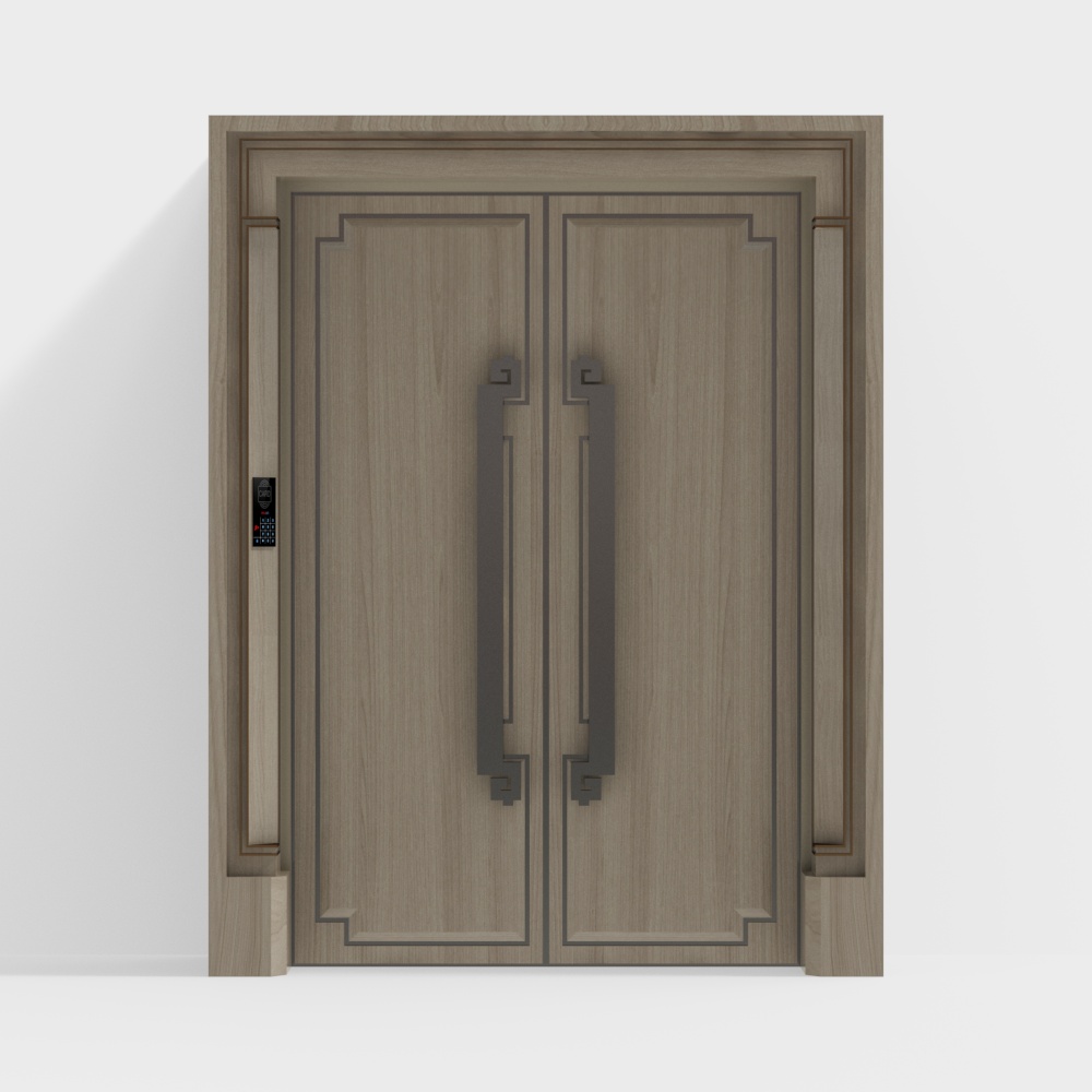 New Chinese Style Double Door