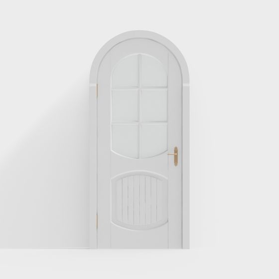 Elegant Archway Door 3D model