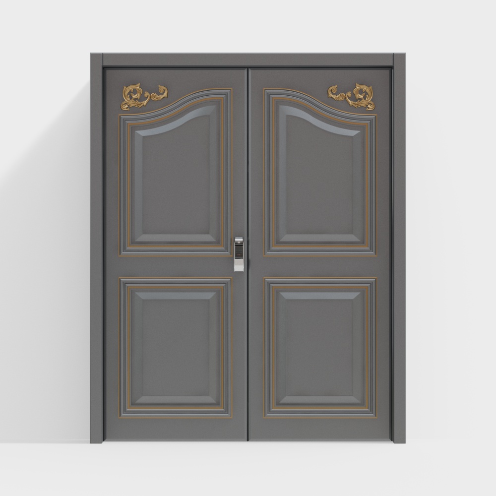 Simple European Double Door
