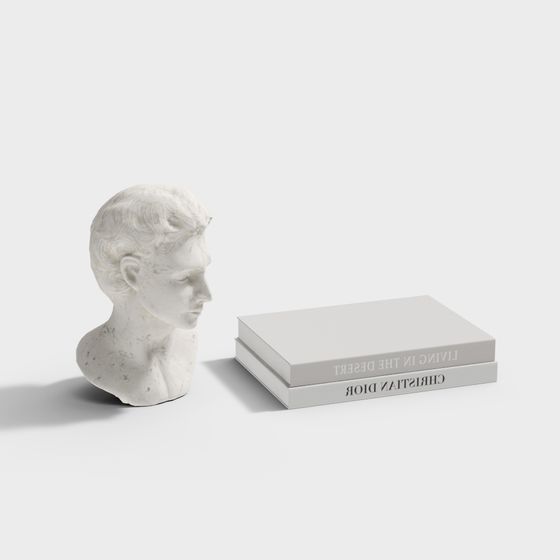 Classical Sculpture Head 3D model