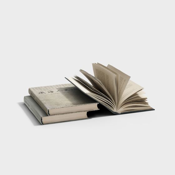 Knowledge Vessel 3D model - A Book Representation