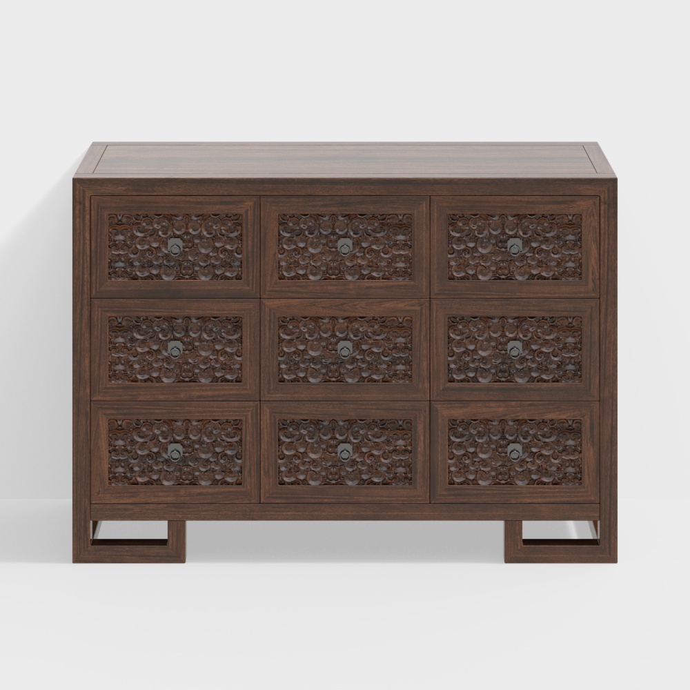 Cómoda de Nueve Cajones GD105