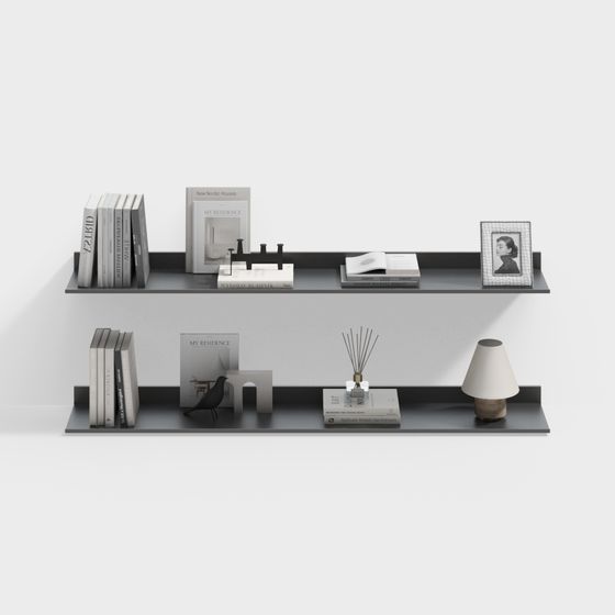 Urban Bookshelf 3D model