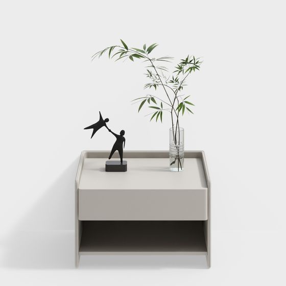 Urban Oasis Side Table 3D model for Contemporary Spaces