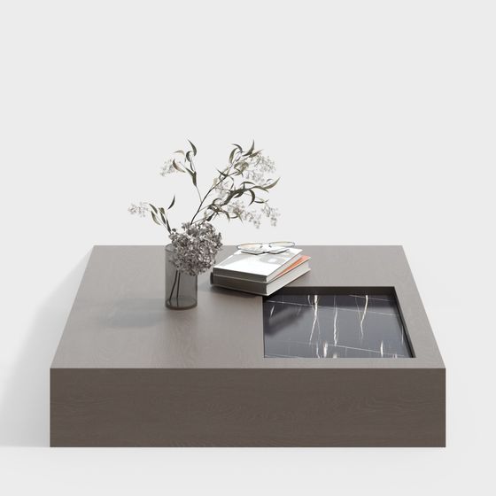 Modern Urban Living Room Side Table 3D model