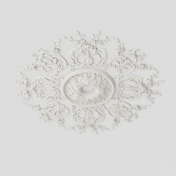 Vintage Ceiling Medallion 3D model