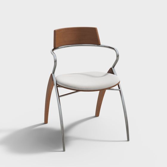 Modern Low-Poly Chair 3D model