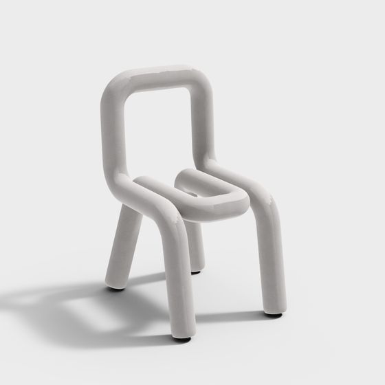 Unique Low-Poly Chair 3D Model