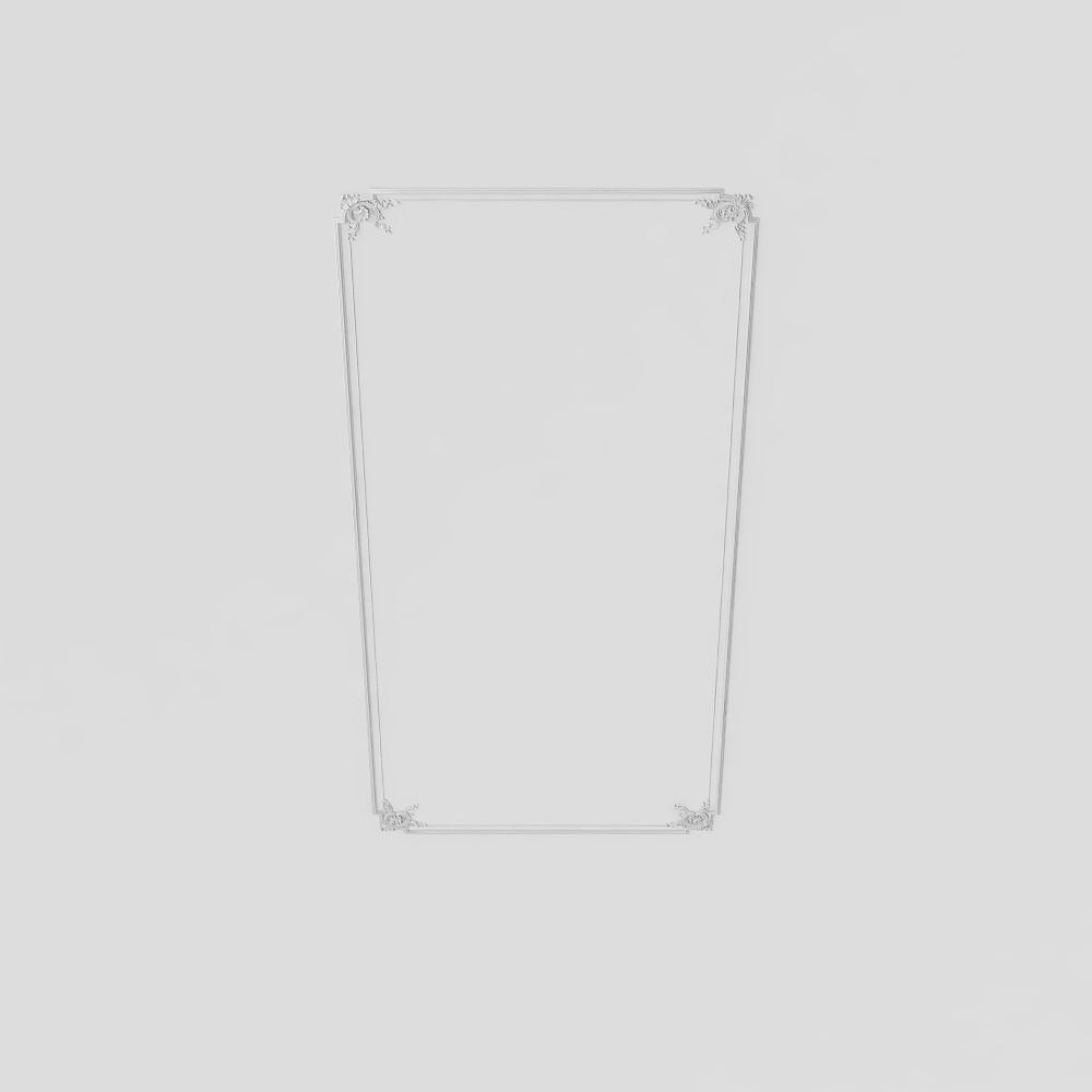 Classic Ornate Frame 3D Model