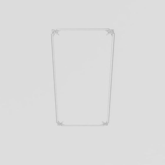 Classic Ornate Frame 3D Model