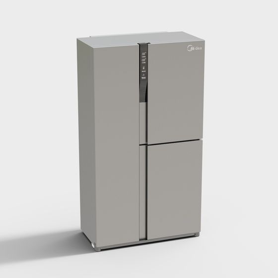 Midea Refrigerator 3D Model for Contemporary Spaces