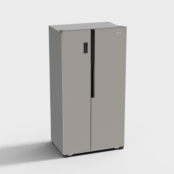 Gorenje Double-Door Refrigerator 3D Model for Interiors