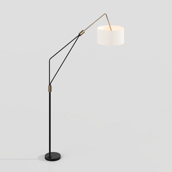 Elegant Floor Lamp 3D model