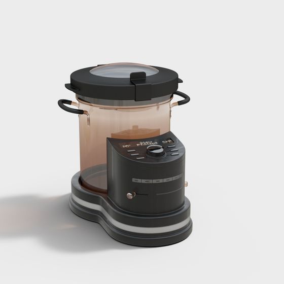 Stylish Smart Cooking Pot 3D Model for Contemporary Kitchens