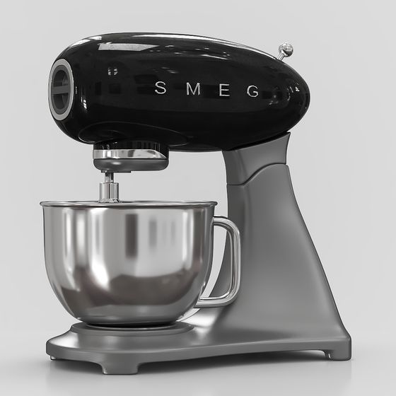 SMEG Retro Stand Mixer 3D model for Vintage Kitchens