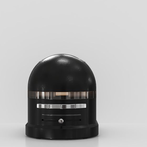 Cyberpunk Inspired Low-Poly Warrior Helmet 3D model