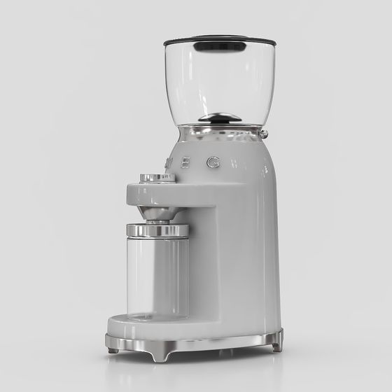 Stylish Low-Polygon Coffee Machine 3D model