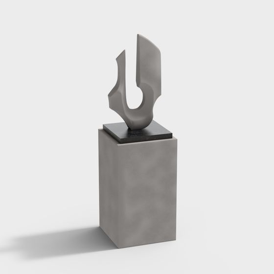 Abstract Flame 3D model for Creative Projects